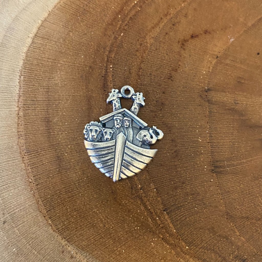 Retired James Avery Noah's Ark Charm, Sterling Silver